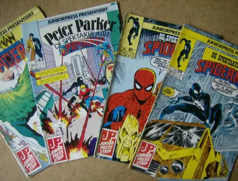 Diversen spiderman adv 1960