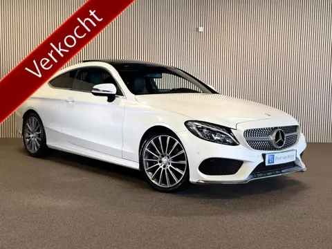 Mercedes-Benz C-Klasse Coupé 180 AMG STYLING-PANORAMA-BURMESTER-TREKHAAK-19 INCH MULTISPAAKS
