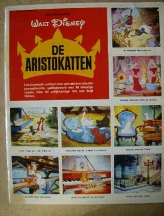 Aristokatten plaatjes boek adv 2295