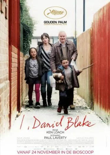 I, DANIEL BLAKE filmposter.