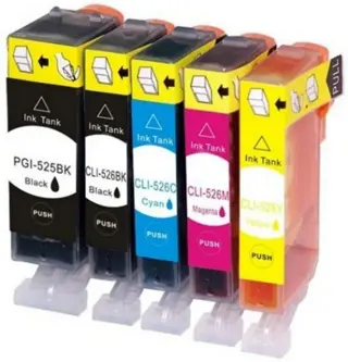 Canon pixma mg5250 Compatible inktcartridges CLI-526 / PGI-5