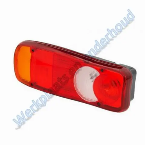 Dasteri achterlicht links met rubber tule doorvoer
