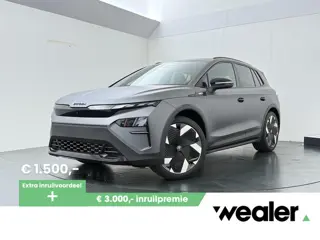 Škoda Elroq 85 RS 4X4 340 PK | Adaptief Onderstel | Graphite grey matt | Trekhaak | Head-up display 
