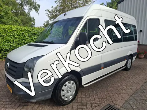 Volkswagen Crafter 35 2.0 TDI L2H2 10850.- INCL BTW 9-PERSOONS ROLSTOEL 114PK