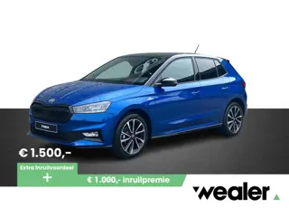 Škoda Fabia Monte Carlo 1.0 TSI 95 PK | Adaptieve cruise control | Zwart dak | Verwarmde voorstoelen