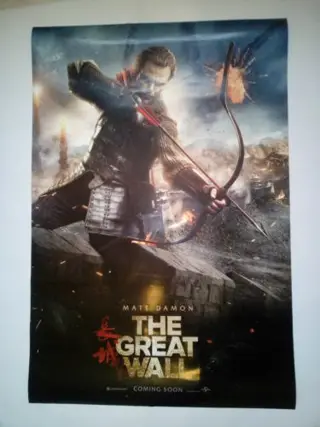 THE GREAT WALL filmposter.