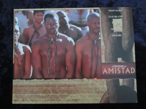 AMISTAD lobbycard set.