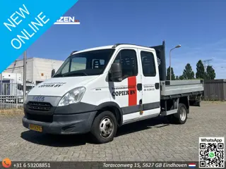 Iveco Daily 35C13 D 345 | € 6.950,- NETTO! | Dubbel Cabine - Open Laadbak | Automaat | Dubbel Lucht 