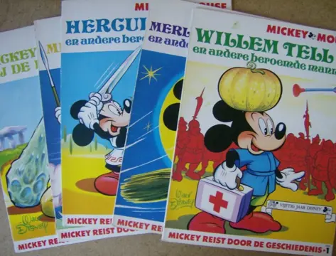Mickey reist door de geschiedenis adv 1776