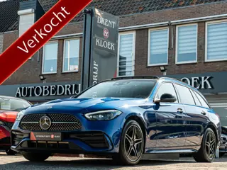 Mercedes-Benz C-Klasse Estate 300 e AMG Line PANO HUD MEMORY STOELEN LEDER STOELVERW EN KOEL BOMVOL!