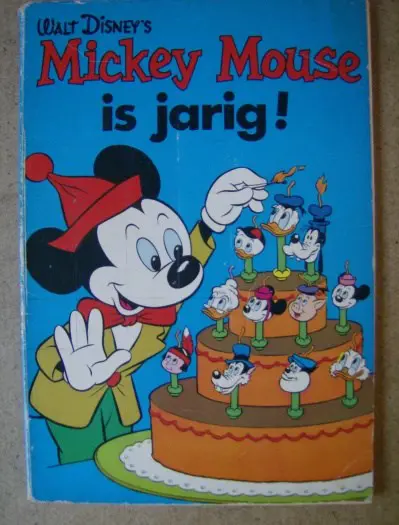 Mickey mouse is jarig adv 1777