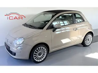 Fiat 500C 1.2 Cappuccino-Cabrio-91.000KM-Carplay (bj 2013)
