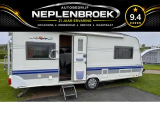 Hobby DE LUXE 540 UL/ENKELE BEDDEN/VOORTENT/LUIFEL/ MOVER 2006 Vakantie klaar !! Mooie ruime caravan