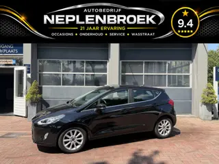 Ford Fiesta 1.0 EcoBoost Titanium 4-2018 • 74 kW / 101 PK • Benzine • Automaat • Stoel & Stuurverwar