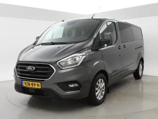 Ford Transit Custom 2.0 TDCI 130 PK AUT. L2H1 DUBBEL CABINE LIMITED | 2 SCHUIFDEUREN | TREKHAAK | CA