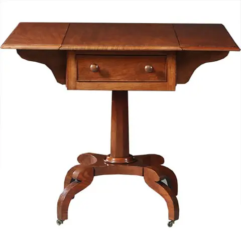 Engelse Victoriaanse pembroke table of sidetable in mahonie
