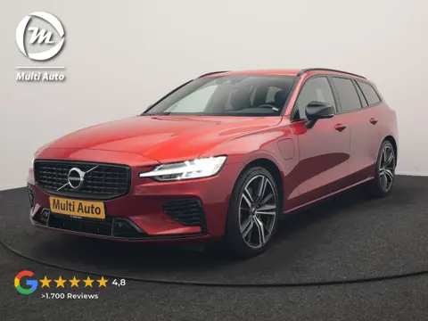 Volvo V60 T6 Recharge AWD R-Design PHEV 340pk Dealer O.H | Trehaak Af Fabriek | Camera | Lederen Spo
