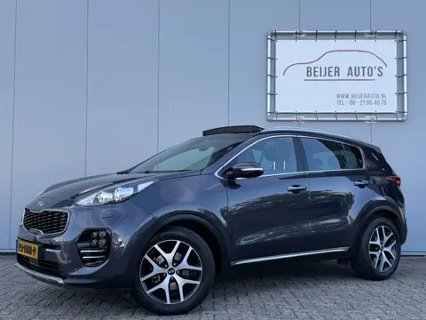 Kia Sportage 1.6 T-GDI GT-Line PlusLine Schuifdak/1900 kg trekgewicht.