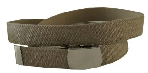 Canvas riemen met koppelgesp