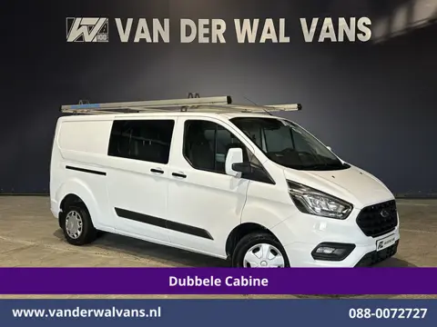 Ford Transit Custom 2.0 TDCI 131pk L2H1 Dubbele Cabine Inrichting Euro6 Airco | 5-Zits | Imperiaal |
