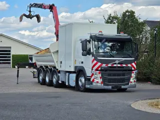 Volvo FM420 2x KRAAN/KIPPER EURO6!!2030 ZERO EMISSIE!!WATERWERKEN!!KABEL!!EX-OVERHEID!! DK1264