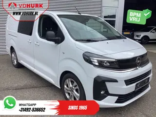 Opel Vivaro 2.0 145 pk Aut. DC Dubbel Cabine LED/ Adapt.Cruise/ 2x Schuifdeur/ Massage/ Stoelverw./ 