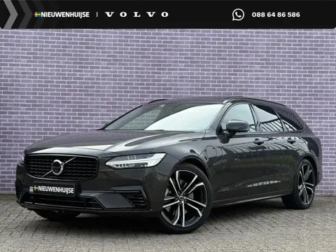 Volvo V90 2.0 T8 Plug-in hybrid AWD Ultra Dark | SOH: 100% | 4 seizoen banden | Extra getint glas | 