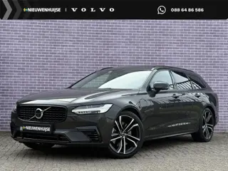 Volvo V90 2.0 T8 Plug-in hybrid AWD Ultra Dark | SOH: 100% | 4 seizoen banden | Extra getint glas | 