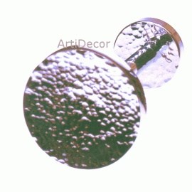 Embrasse wandrozet gehamerd chroom of zwart