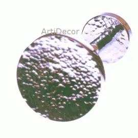 Embrasse wandrozet gehamerd chroom of zwart