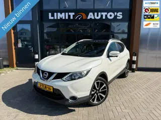 Nissan Qashqai 1.2 Premier Edition/Pano/Keyless/Cruise/Leer/Camera/Navi/St.verw/Climate/Trekhaak/Nap