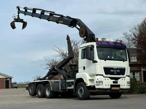 MAN TGS 35.400 8X4  !!TRIPLE!!  24tm KRAAN/HAAKARM!!RADIO REMOTE!! DK1010