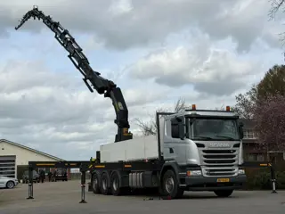 Scania G450 8x4 triple, PALFINGER PK92002 (92tm) FLYJIB/EURO 6!!TOP!! DK1169