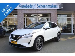 Nissan Qashqai 1.3 MHEV Tekna PANO TREKHAAK CARPLAY HUD 19"LMV ACC HALFLEER DAB ELEK.ACHTERKLEP 2xPD