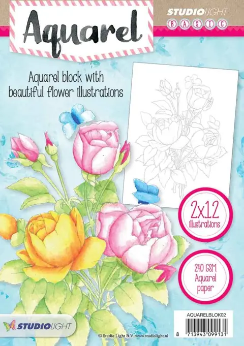 A5 Aquarel Blok - 24 Illustraties - Aquarelblok02