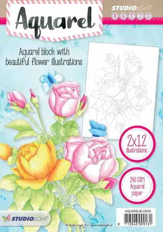 A5 Aquarel Blok - 24 Illustraties - Aquarelblok02