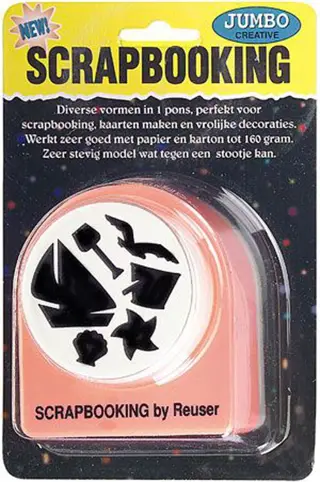 XXL Scrapbookpons - Vakantie en Strand - HOG-4111