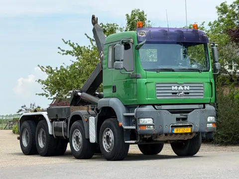 MAN TGA.35.390 8X4 BB HAAKARM/HANDGESCHAKELD!! VOL BLADGEVEERD!! DK1220