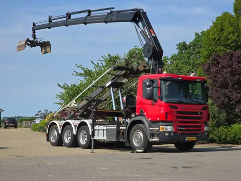 Scania P410 KRAAN/CONTAINER!! ZERO EMISSIES 2030!!TOP DK1230