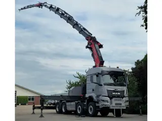 MAN TGS 37/510 8x4 FASSI 115tm KRAAN/ FYJIB/LIER/ TREKKER/BAKWAGEN!!2023!!TOP!! DK1249-A