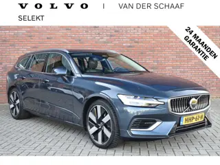 Volvo V60 T6 350PK Plug-in hybrid AWD Essential Bright | Moritz leder | 19 inch | All-season banden 