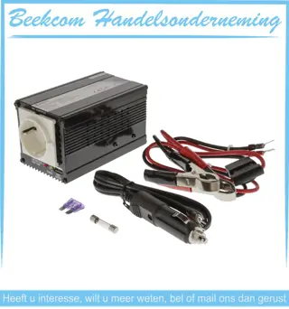 Omvormer 12V 230V 300W Koning Beekcomhandelsonderneming