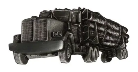 Riem gesp " Vrachtwagen met boomstammen "