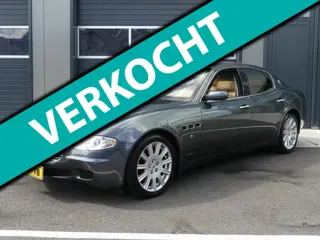 Maserati Quattroporte 4.2 V8 401PK Duo Select YOUNGTIMER Navi Schuifdak Leder Bose Xenon Lage km sta