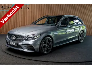 Mercedes-Benz C-Klasse Estate 180 AMG Pano Leer Camera Navi LED PTS Elekt. achterklep Elektr. trekha