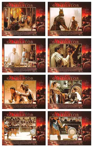 GLADIATOR lobbycard set.
