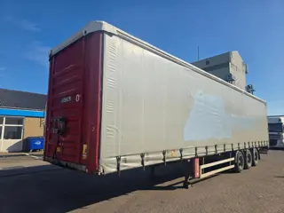Fruehauf SMB - DISC Fruehauf 3 assige zeilentrailer - SMB assen - schijfremmen - Luchtvering - 38 to
