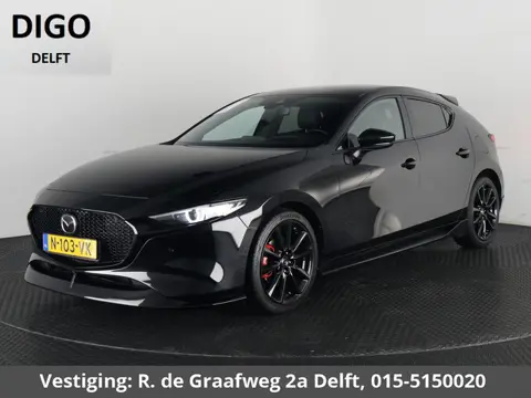 Mazda 3 2.0 e-SkyActiv-X M Hybrid 186 Black Luxury | Navigatie | Stoelverwarming | Camera |