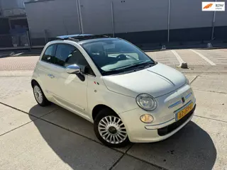 Fiat 500 1.2 Lounge Panorama Automaat Leer Airco