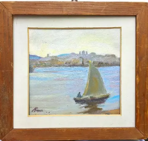 A.Figari 1858-1945 " Haven van Genua "